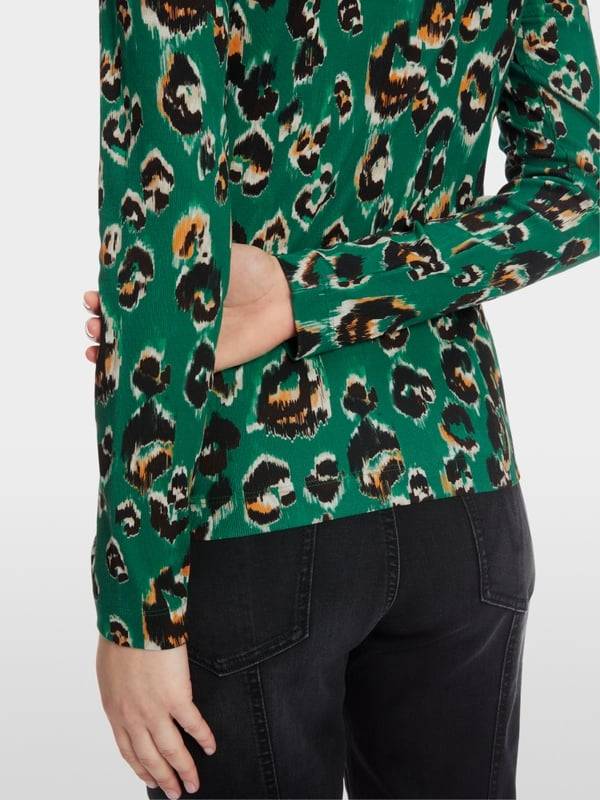 Marc Cain T-Shirt im Greo-Dessin Bis zu 50% Rabatt