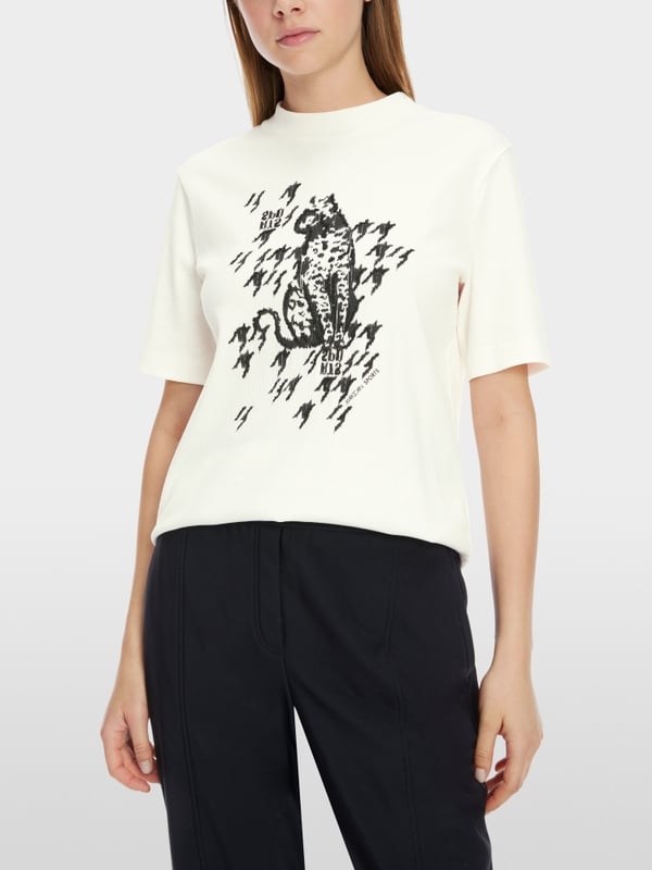 Marc Cain T-Shirt mit Leo-Print Bis zu 60% Rabatt