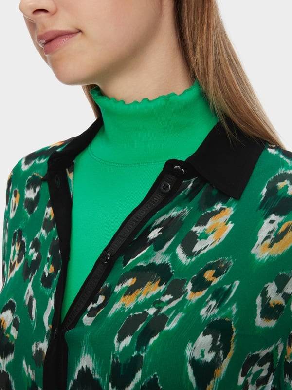 Marc Cain Hemdbluse mit Greo-Print Riesige Rabatte