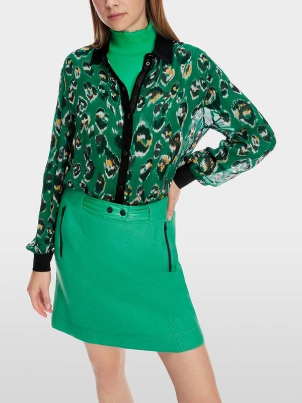 Marc Cain Hemdbluse mit Greo-Print Riesige Rabatte