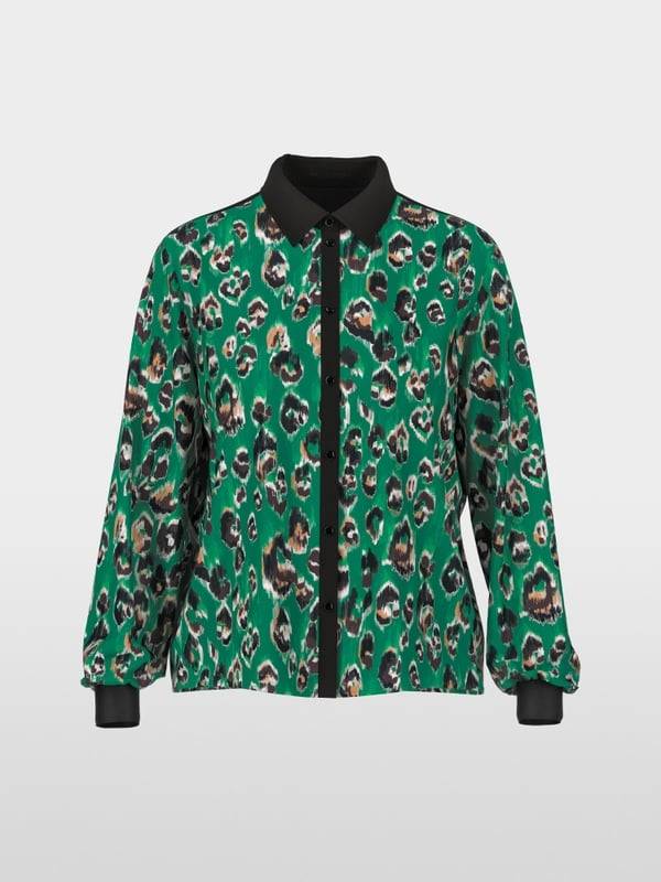 Marc Cain Hemdbluse mit Greo-Print Riesige Rabatte