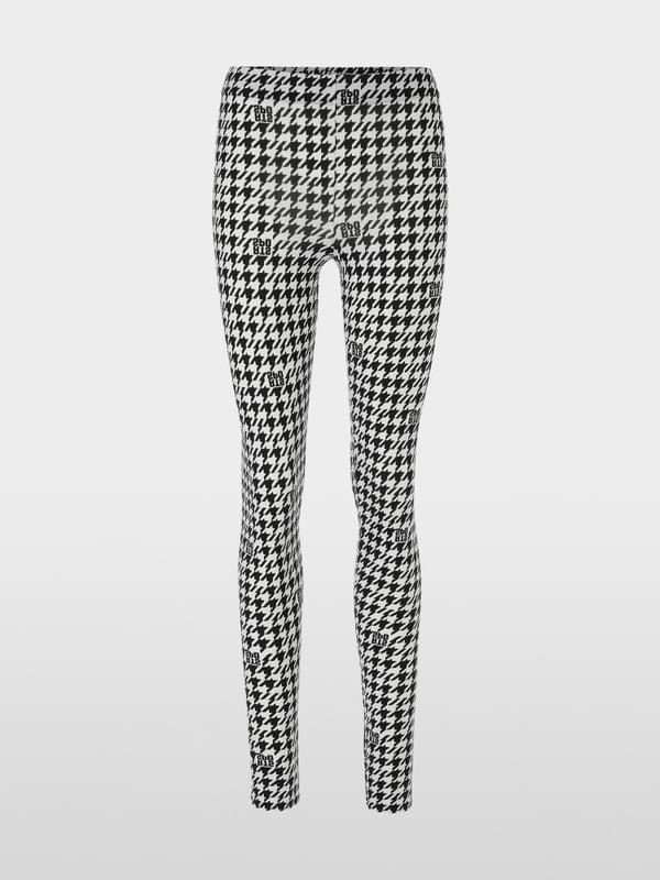 Marc Cain Chickcheck-Leggings aus Techno-Stretch Fabrikladen