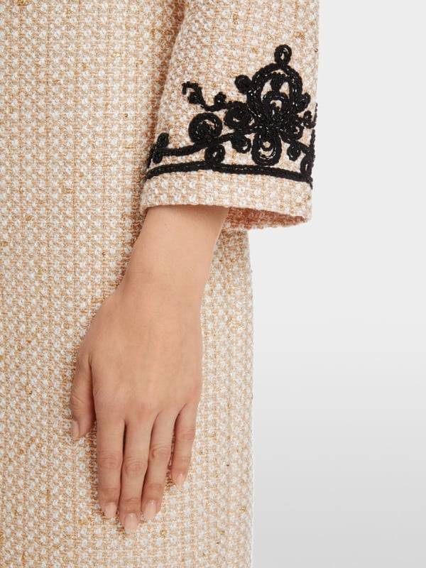 Marc Cain Glitzerndes Kleid mit Stickerei Günstig kaufen