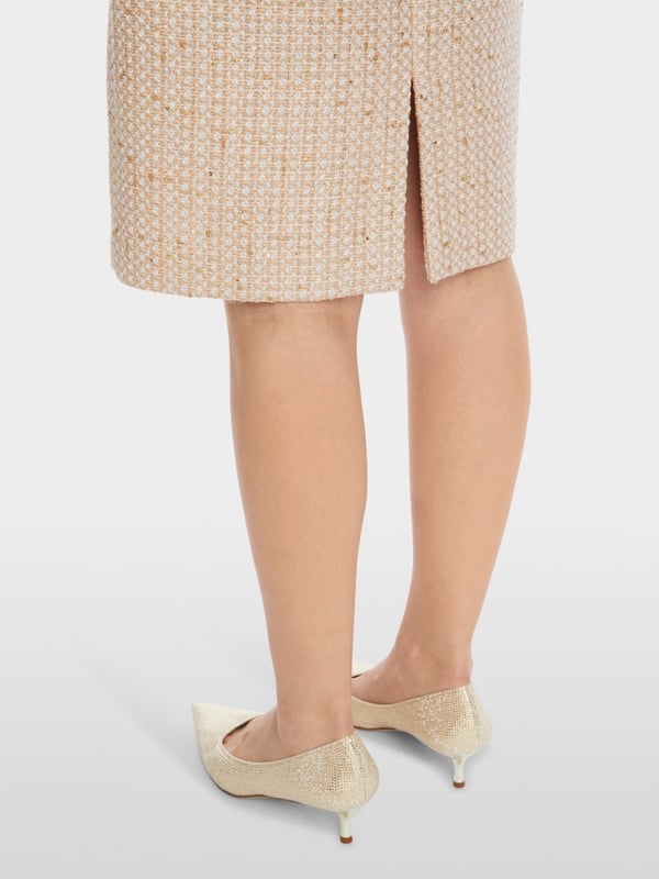 Marc Cain Glitzerndes Kleid mit Stickerei Günstig kaufen