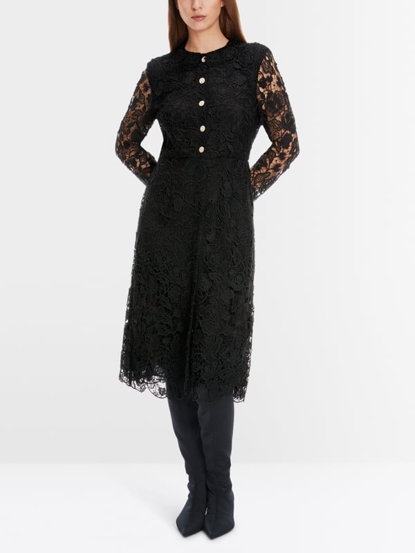 Marc Cain Kleid mit Guipure-Spitze Preisnachlass