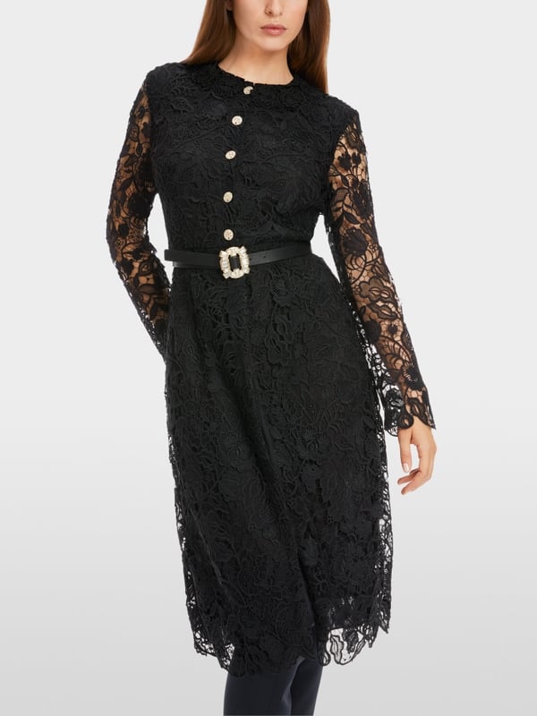 Marc Cain Kleid mit Guipure-Spitze Preisnachlass