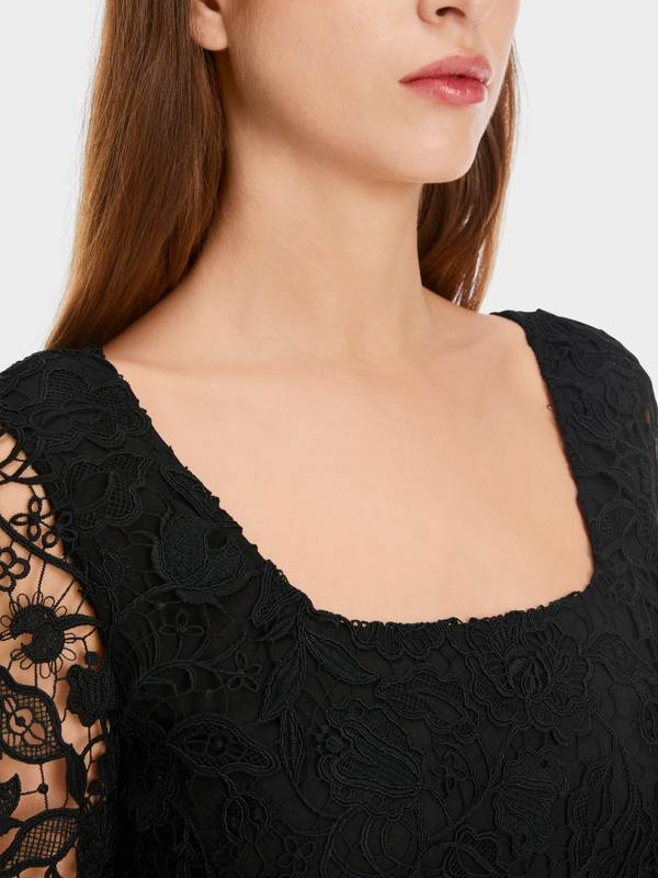 Marc Cain Edles Kleid aus Guipure-Spitze Exklusive Angebote