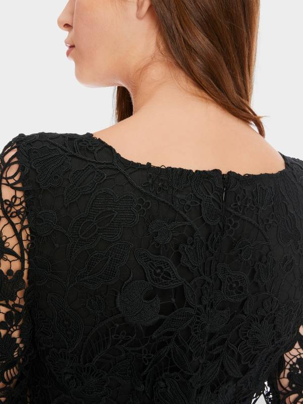 Marc Cain Edles Kleid aus Guipure-Spitze Exklusive Angebote