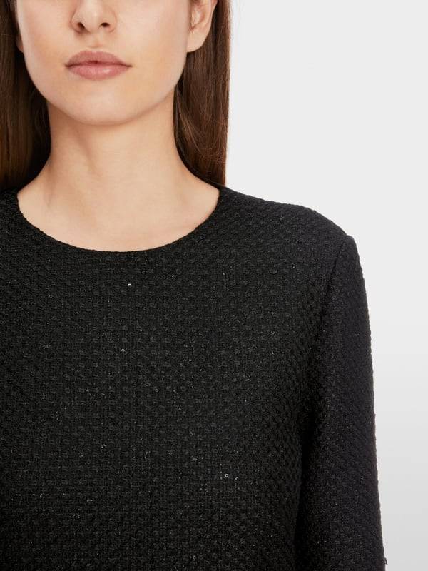 Marc Cain Glitzerndes Kleid mit Stickerei Große Rabatte