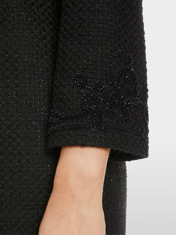 Marc Cain Glitzerndes Kleid mit Stickerei Große Rabatte