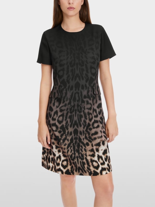 Marc Cain Kurzärmliges Leo-Kleid Neuheiten