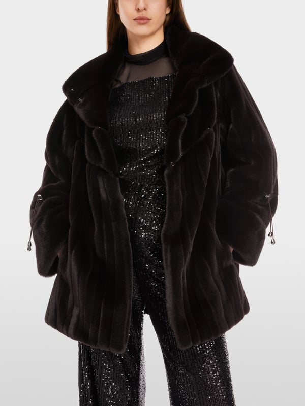 Marc Cain Outdoor-Jacke mit Fun Fur Wochenangebot