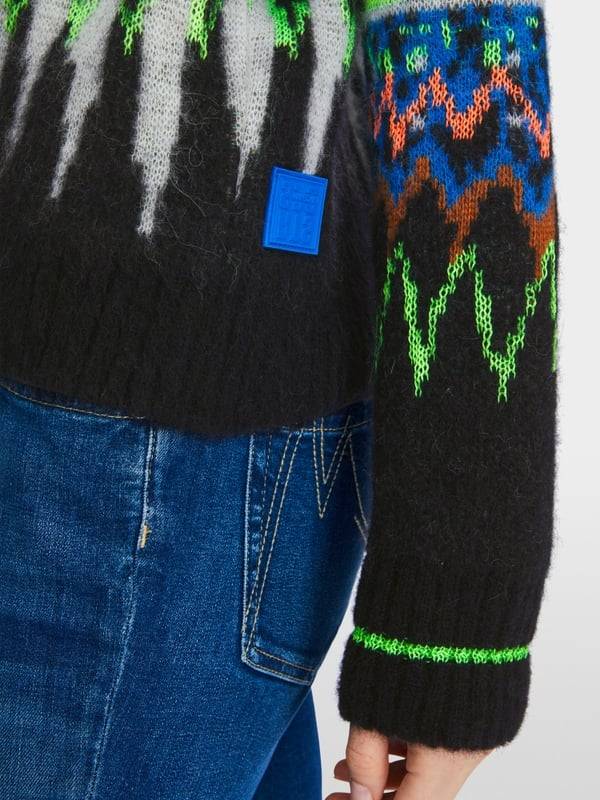 Marc Cain Jacquard-Sweater Knitted in Germany Bis zu 60% Rabatt