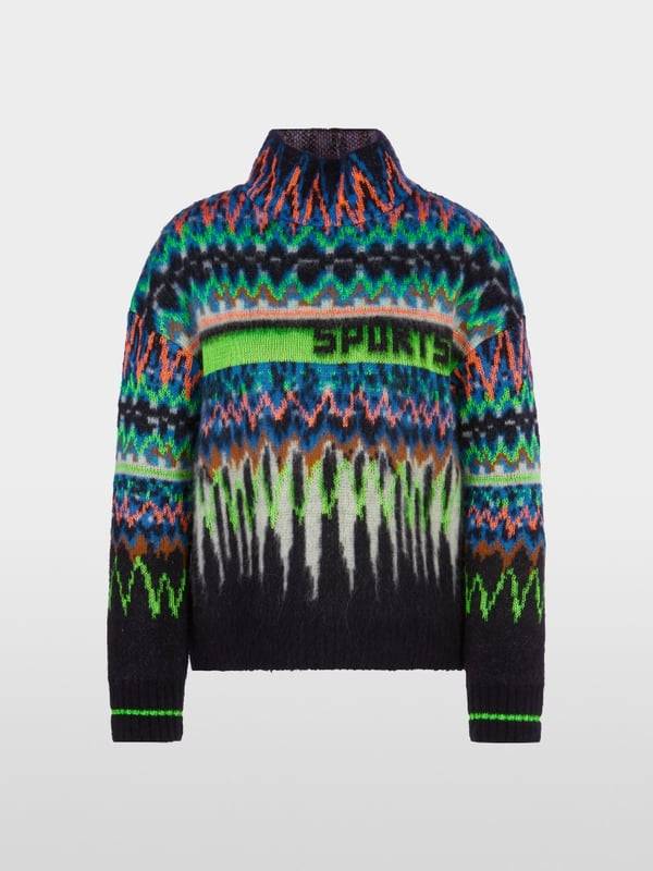 Marc Cain Jacquard-Sweater Knitted in Germany Bis zu 60% Rabatt