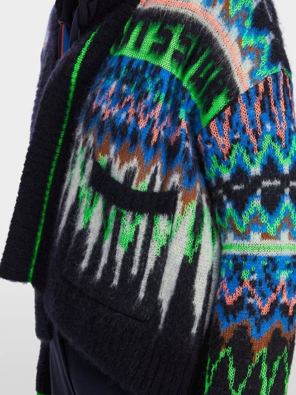 Marc Cain Jacquard-Cardigan Knitted in Germany Vierteljährliche Förderung