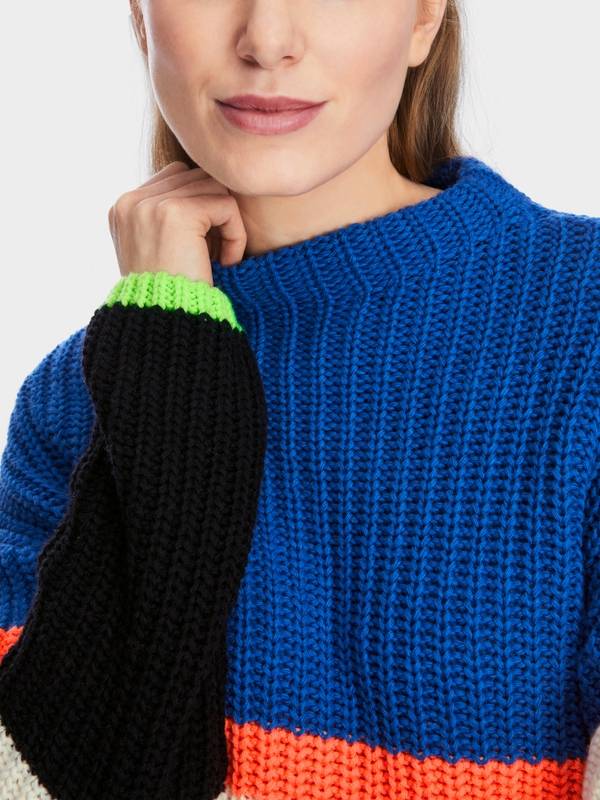 Marc Cain Oversized Sweater Knitted in Germany Nur noch ein Tag übrig