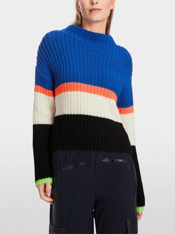 Marc Cain Oversized Sweater Knitted in Germany Nur noch ein Tag übrig