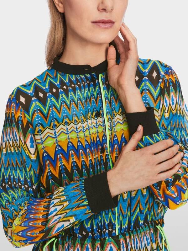 Marc Cain Viskose-Kleid in Midi Riesige Rabatte