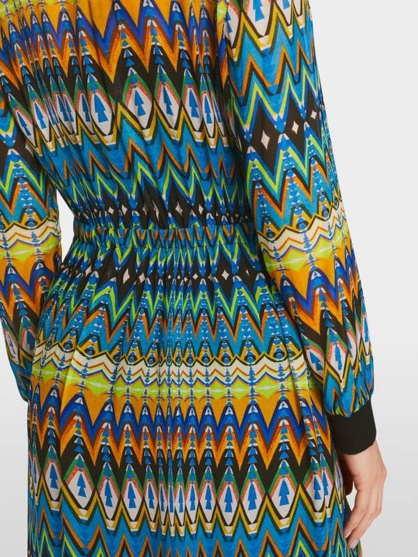 Marc Cain Viskose-Kleid in Midi Riesige Rabatte