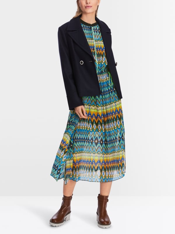 Marc Cain Viskose-Kleid in Midi Riesige Rabatte