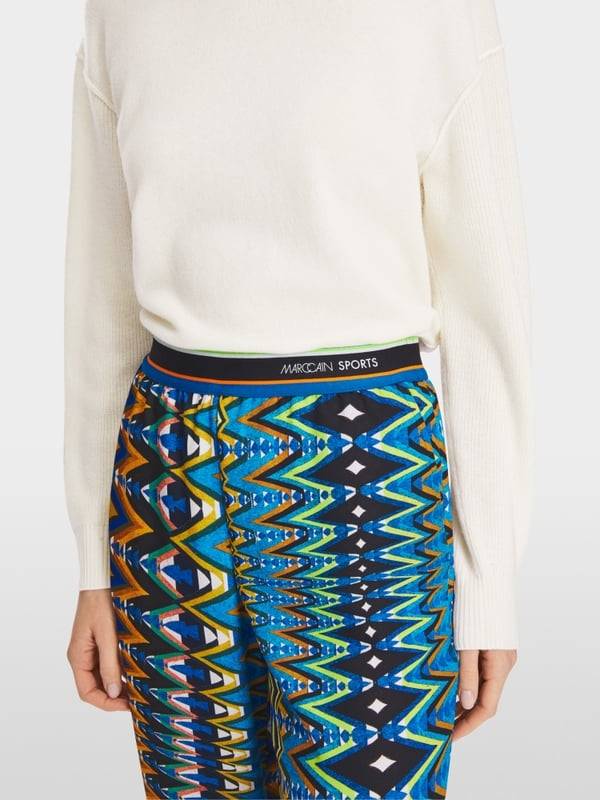 Marc Cain Modell WELBY - Hose mit Allover-Print Clearance-Verkauf