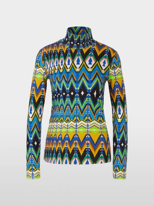 Marc Cain Longsleeve mit Allover-Dessin Speichern exportieren