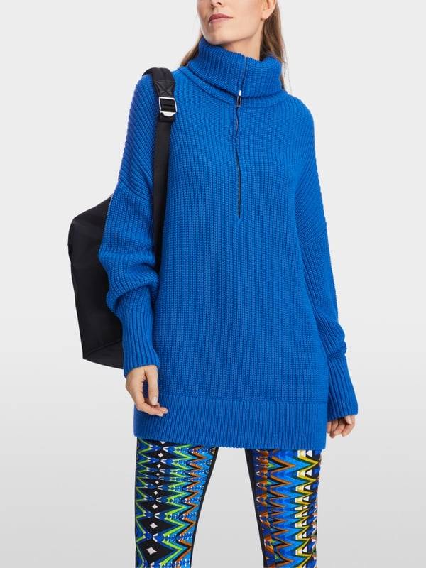 Marc Cain Sweater mit Troyer - Knitted in Germany zollfrei