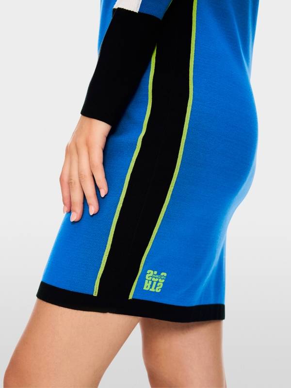 Marc Cain Mini-Strickkleid in Colorblocking 2025