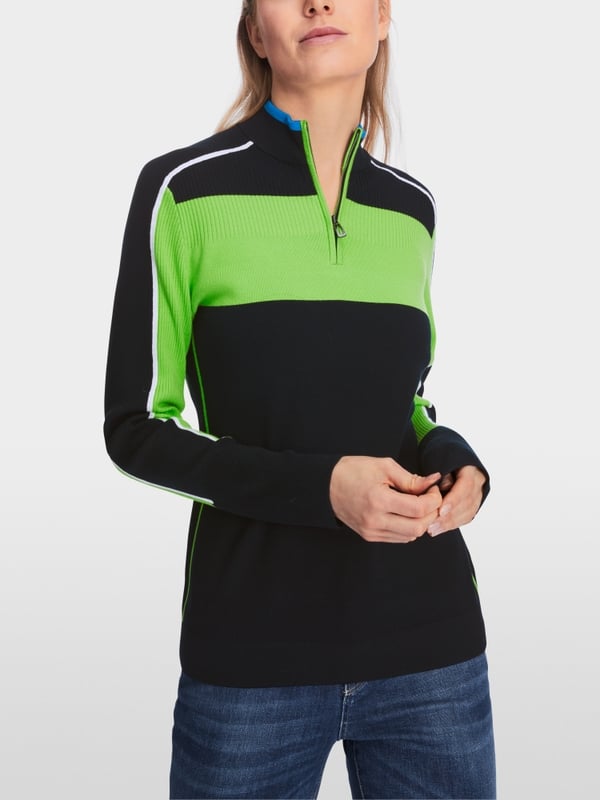 Marc Cain Sweater mit Colorblocking Flash Sale