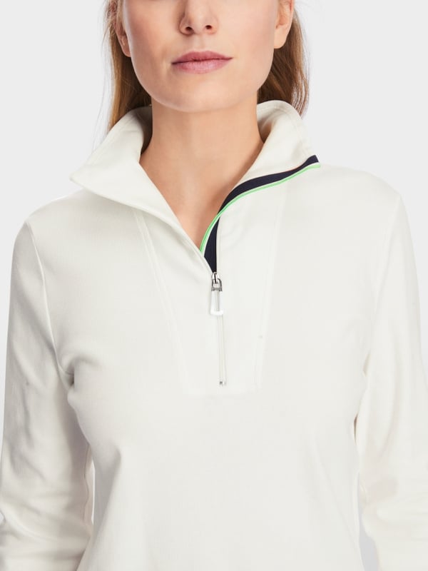 Marc Cain Longsleeve mit Zippverschluss Preisnachlass