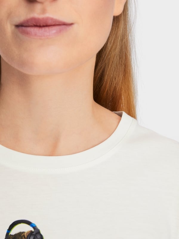 Marc Cain Baumwoll-T-Shirt "Rethink Together" Cyber Monday