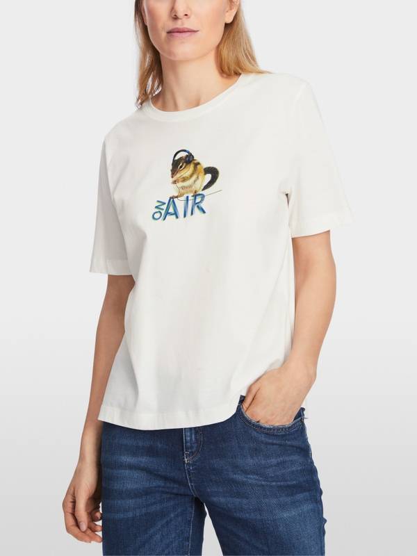 Marc Cain Baumwoll-T-Shirt "Rethink Together" Cyber Monday