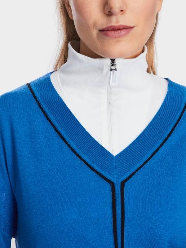 Marc Cain Sweater mit V-Neck - "Rethink Together" Exklusive Angebote