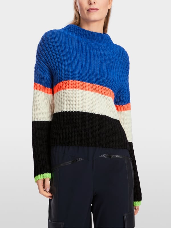 Marc Cain Oversized Sweater Knitted in Germany Neuheiten