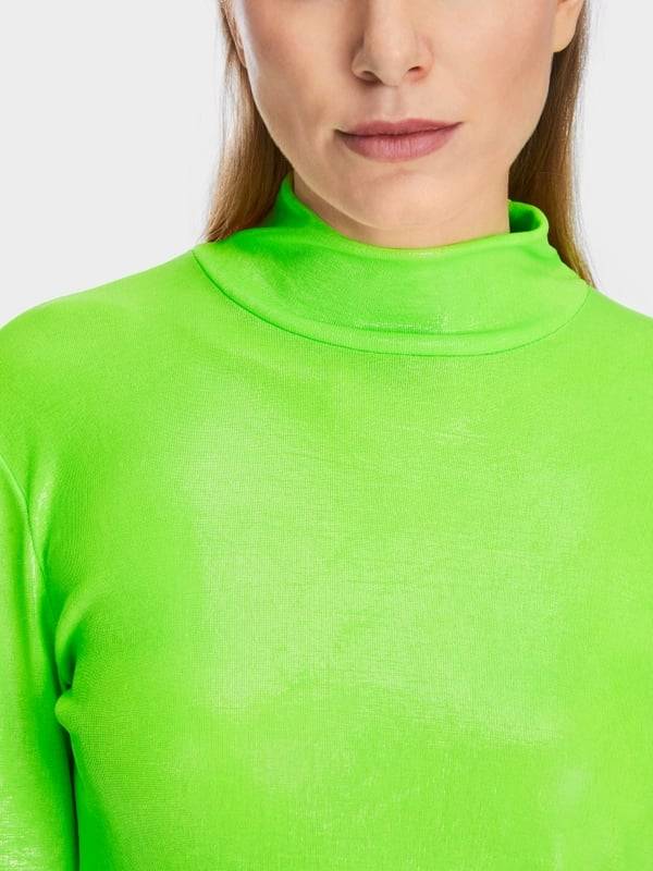 Marc Cain Longsleeve mit Glanz-Effekt VIP-Rabatte