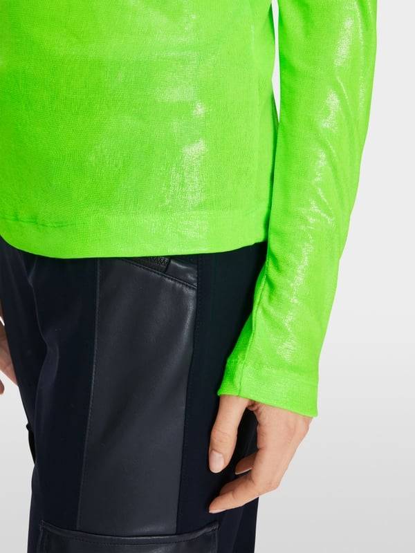 Marc Cain Longsleeve mit Glanz-Effekt VIP-Rabatte