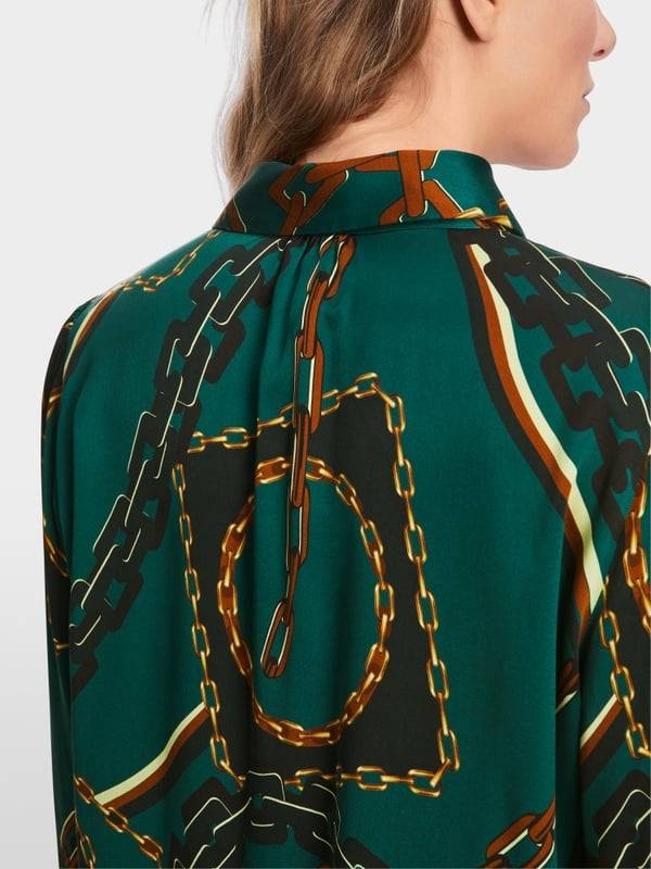 Marc Cain Seidenbluse mit Ketten-Design Speichern exportieren