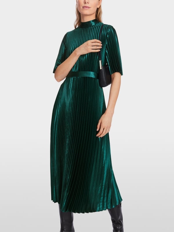 Marc Cain Samtiges Plissekleid 50% Rabatt für begrenzte Zeit