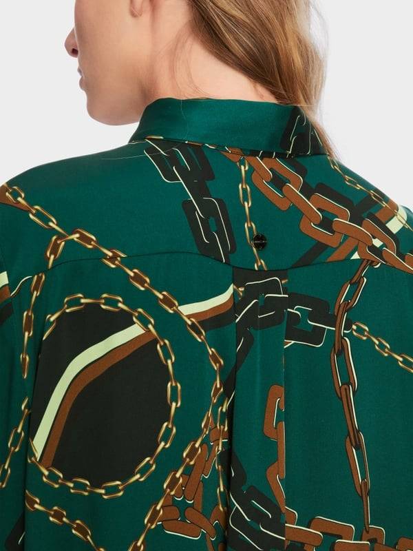 Marc Cain Hemdblusenkleid aus Seid Auslauf