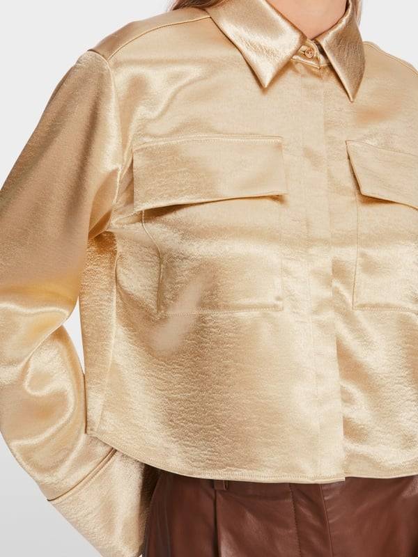 Marc Cain Samtige Bluse im Angebot