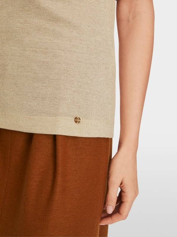 Marc Cain T-Shirt im Metallic-Look Weihnachtsangebot