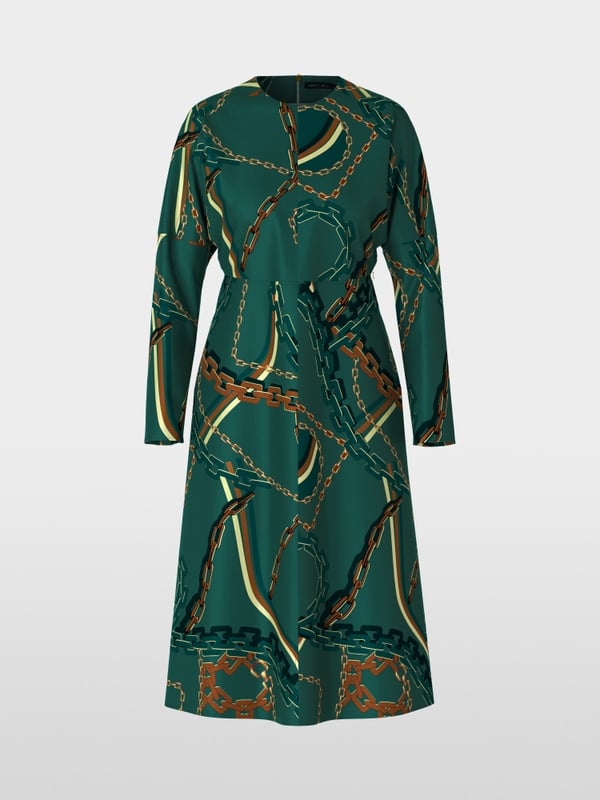 Marc Cain Kleid mit Kettenprint Valentinstagsangebot