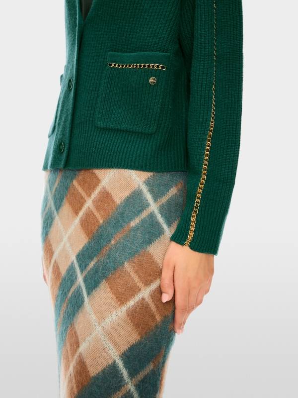Marc Cain Rippstrick-Cardigan "Rethink Together" Lagerräumung
