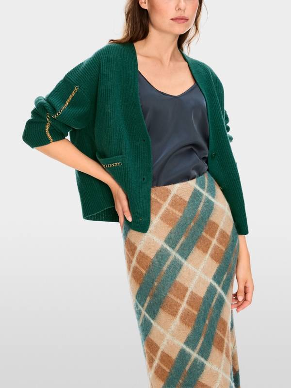 Marc Cain Rippstrick-Cardigan "Rethink Together" Lagerräumung
