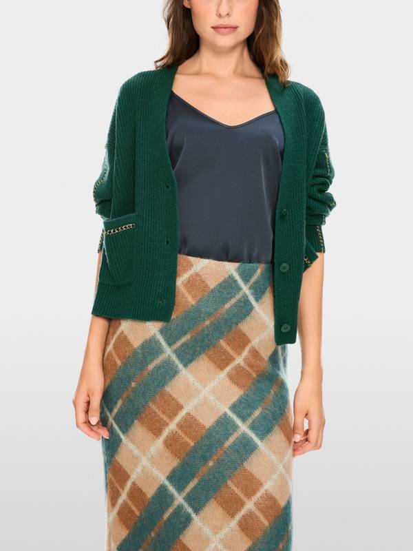 Marc Cain Rippstrick-Cardigan "Rethink Together" Lagerräumung