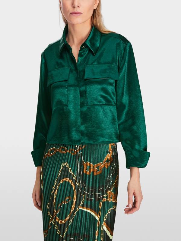 Marc Cain Samtige Bluse Bestseller