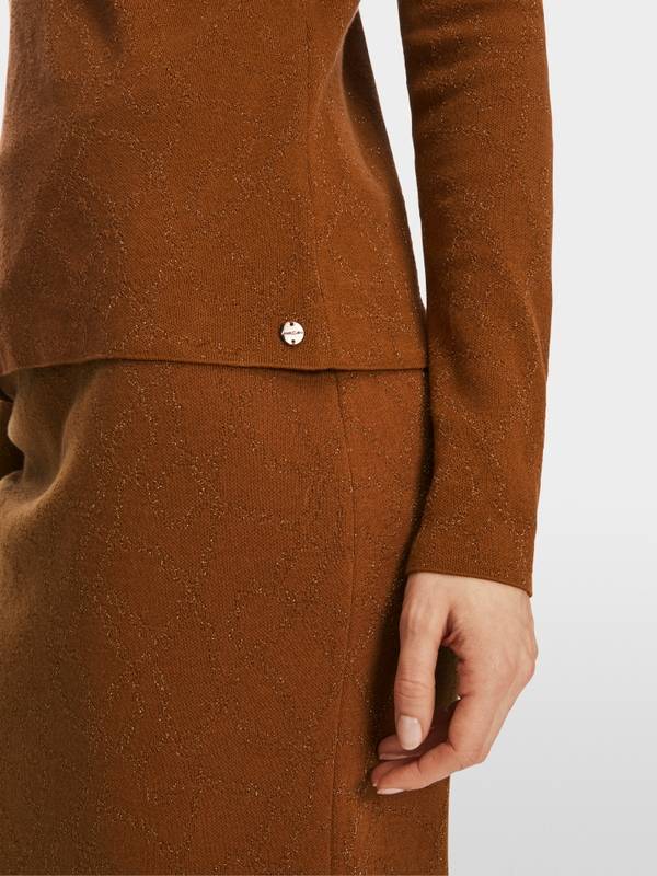Marc Cain Sweater "Rethink Together" mit Lurex Nur für heute