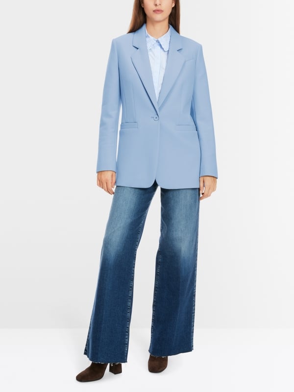 Marc Cain Körpernaher Blazer in Uni Speichern exportieren