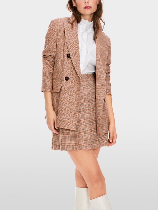 Marc Cain Blazer mit Mini-Pepita-Muster 50% Rabatt für begrenzte Zeit