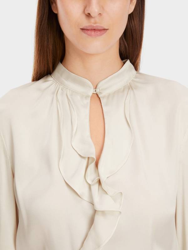 Marc Cain Elegante Bluse mit Volant Meist gekauft